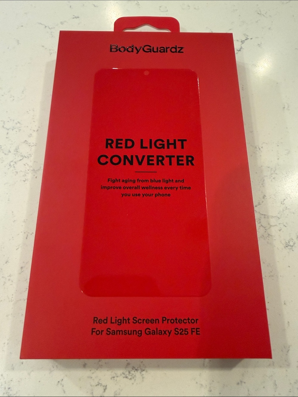 BodyGuardz Red Light Converter Screen Protector for Samsung Galaxy S25 FE